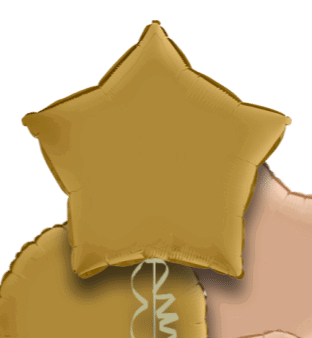 Gold, Olive and Nude Balloon
