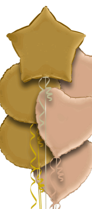 Gold, Olive and Nude Balloon