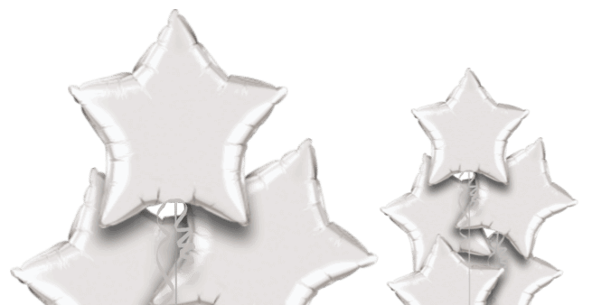 Silver Star Bouquet Balloon