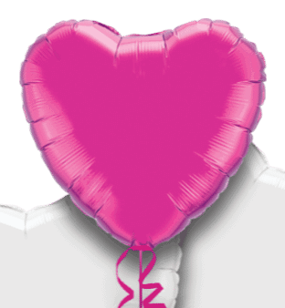 Hot Pink Heart Bouquet Balloon