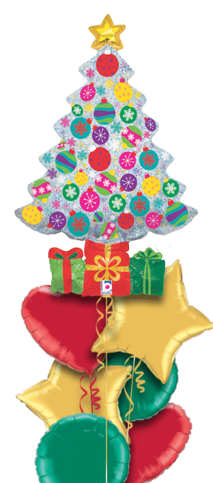 Silver Sparkle Tree Balloon