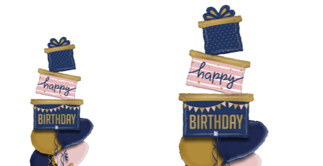 Birthday Gift Stacker Balloon