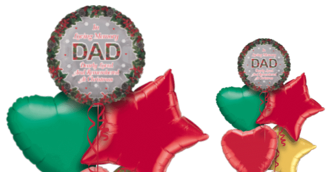 Christmas In Loving Memory Dad Balloon