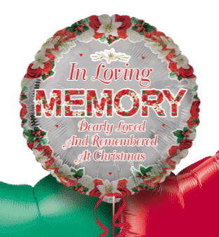 Christmas In Loving Memory Balloon