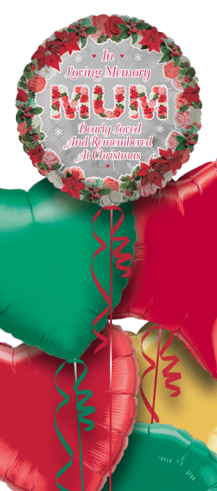 Christmas In Loving Memory Mum Balloon