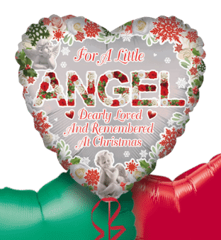 Christmas In Loving Memory Angel Balloon