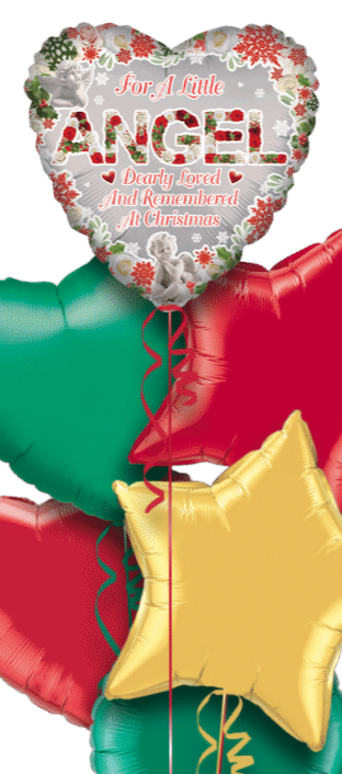 Christmas In Loving Memory Angel Balloon