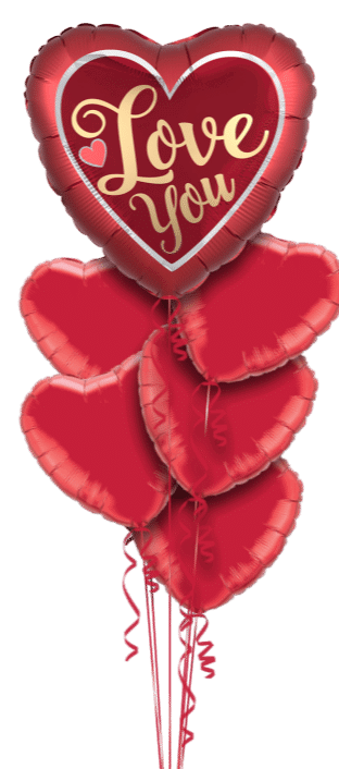Love You Jumbo Heart Balloon