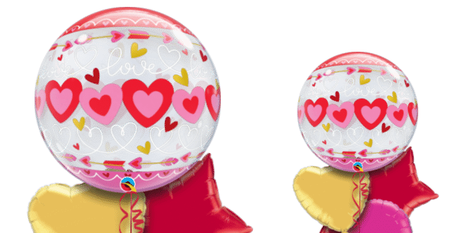 Love Hearts and Arrows Balloon