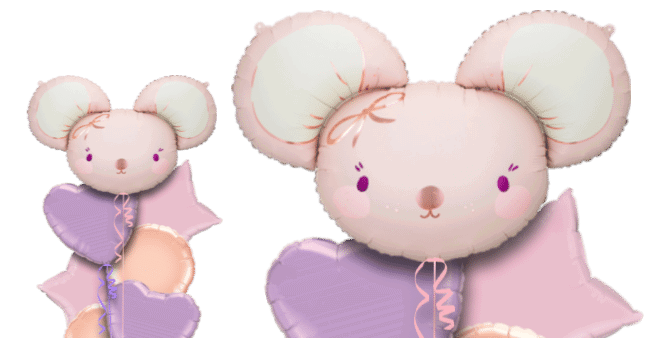 Baby Pink Mouse Balloon