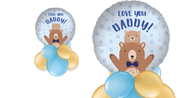 Love You Daddy Bear Balloon