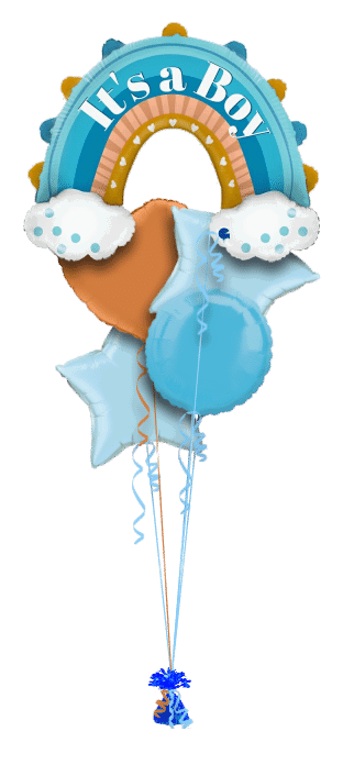 It's a Boy Rainbow Balloon