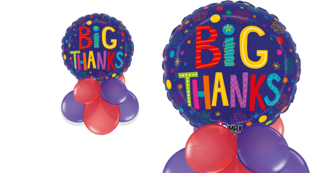 Big Thanks Balloon