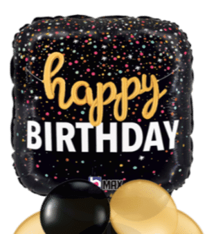 Birthday Stars Confetti Balloon