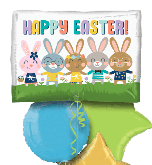 Easter Bunny Friends Balloon