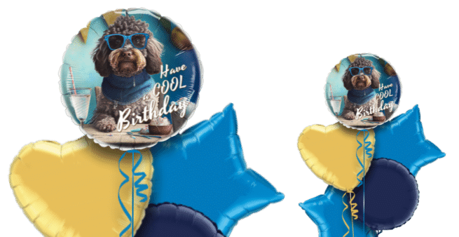 Cool Birthday Dog Balloon