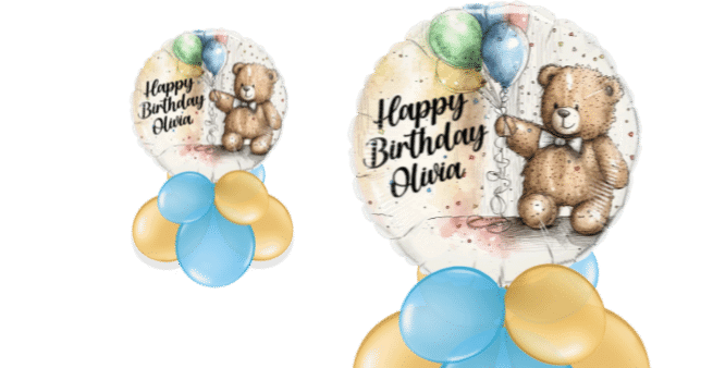 Birthday Bear Balloon