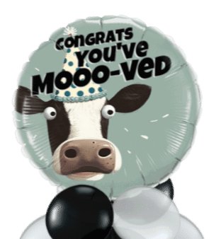 You've Mooo-ved Balloon