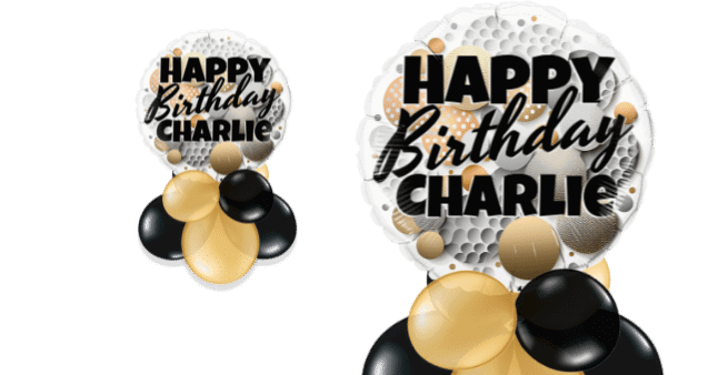 Birthday Bold Dots Balloon