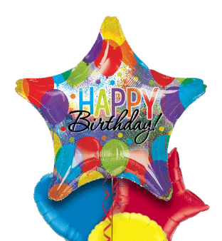 Jumbo Balloons Birthday Star  Balloon