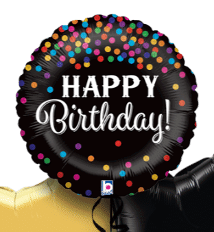 Birthday Colourful Confetti Balloon