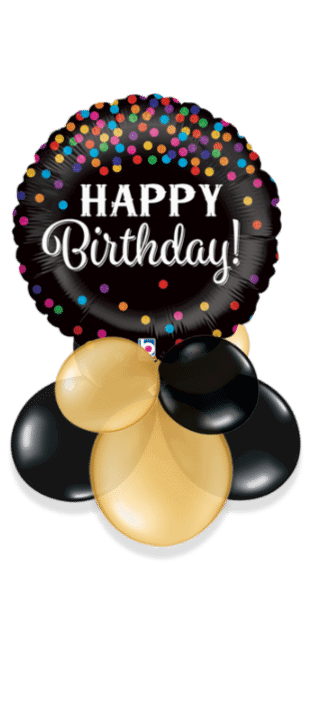 Birthday Colourful Confetti Balloon