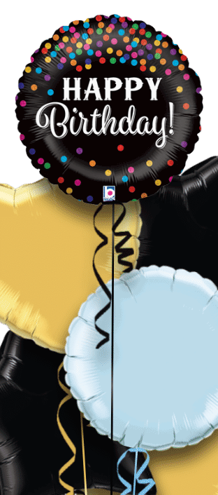 Birthday Colourful Confetti Balloon
