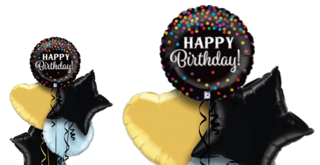 Birthday Colourful Confetti Balloon