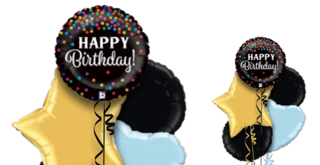 Birthday Colourful Confetti Balloon