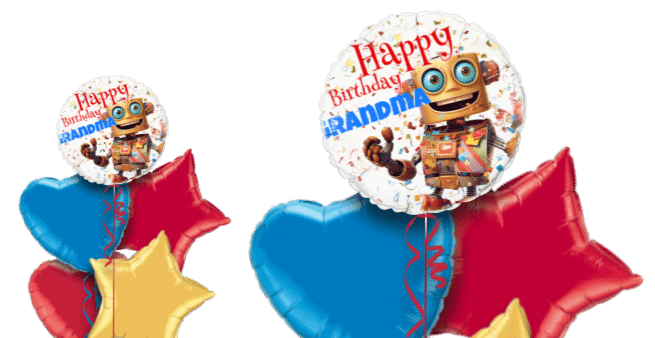 Birthday Robot Balloon