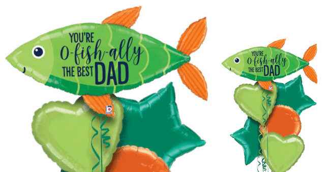 O-Fish-ally Best Dad Balloon