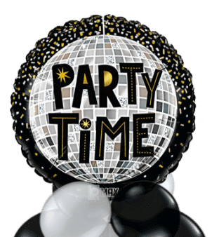 Party Time Disco Ball Balloon