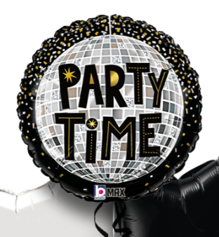 Party Time Disco Ball Balloon