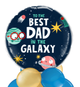 Best Dad in the Galaxy Balloon