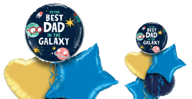 Best Dad in the Galaxy Balloon