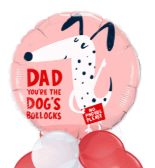 Dad You're the Dogs Balloon