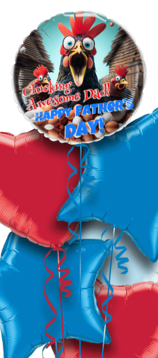 Clucking Awesome Dad Balloon