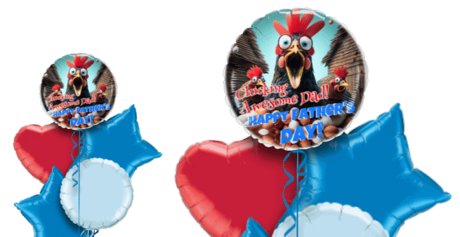 Clucking Awesome Dad Balloon