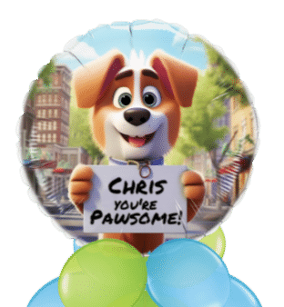 Doggy Pawsome Balloon