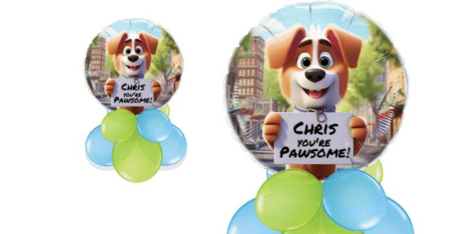 Doggy Pawsome Balloon