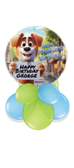 Pawsome Birthday Balloon