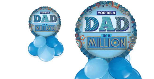 Dad in a Million Balloon