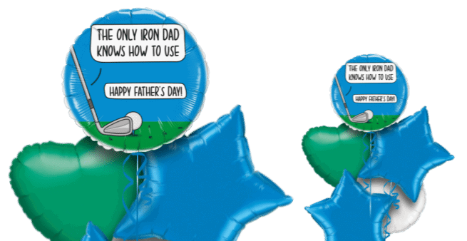Only Iron Fathers Day Balloon