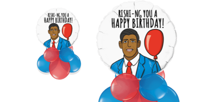 Rishi-ng you a Happy Birthday Balloon
