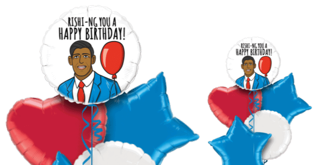 Rishi-ng you a Happy Birthday Balloon