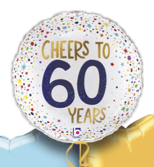 Cheers To 60 Years Balloon