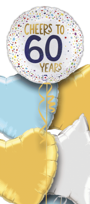 Cheers To 60 Years Balloon