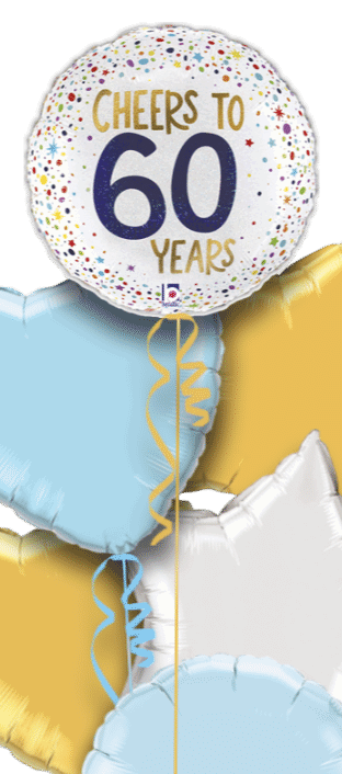 Cheers To 60 Years Balloon