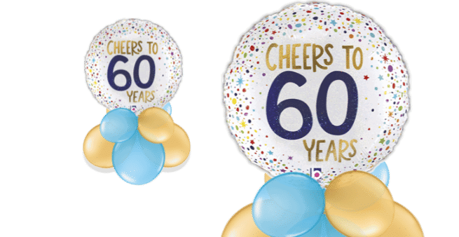 Cheers To 60 Years Balloon