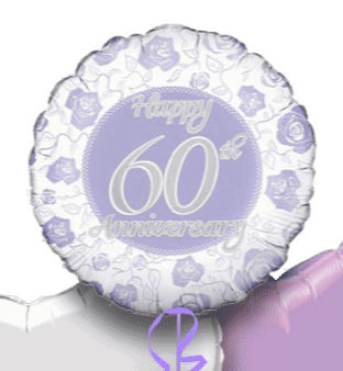 60th Anniversary Balloon